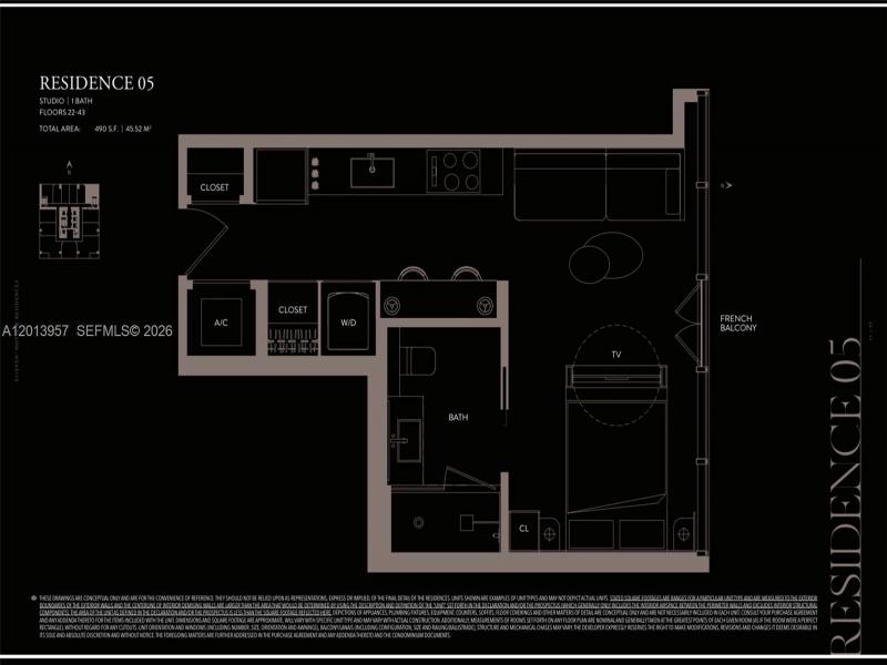 Comprar apartamento no E11EVEN Hotel & Residences 3705