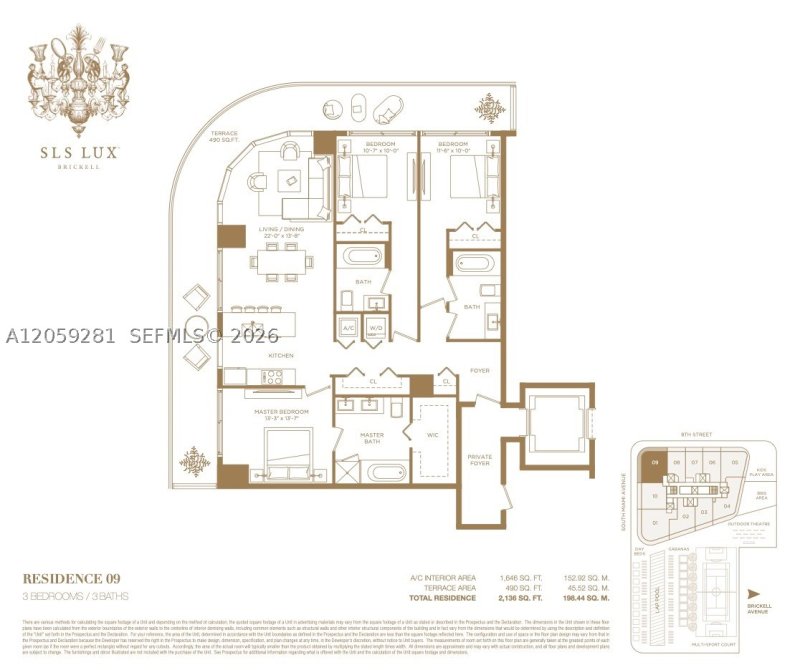 Alquiler de apartamento en SLS Lux Brickell 4709