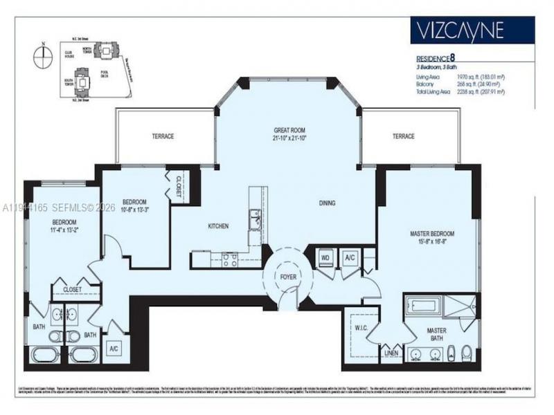 Condo for sale at Vizcayne South Tower 4608