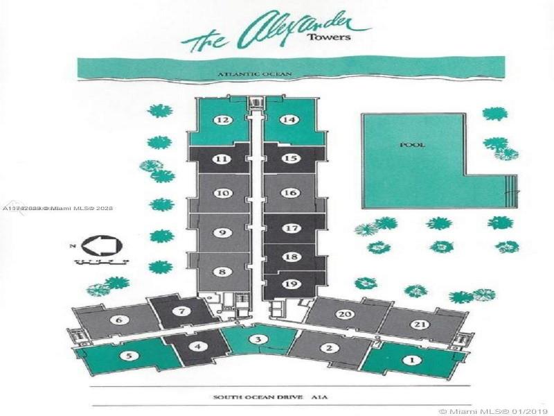 Apartment for rent at Alexander Towers 819