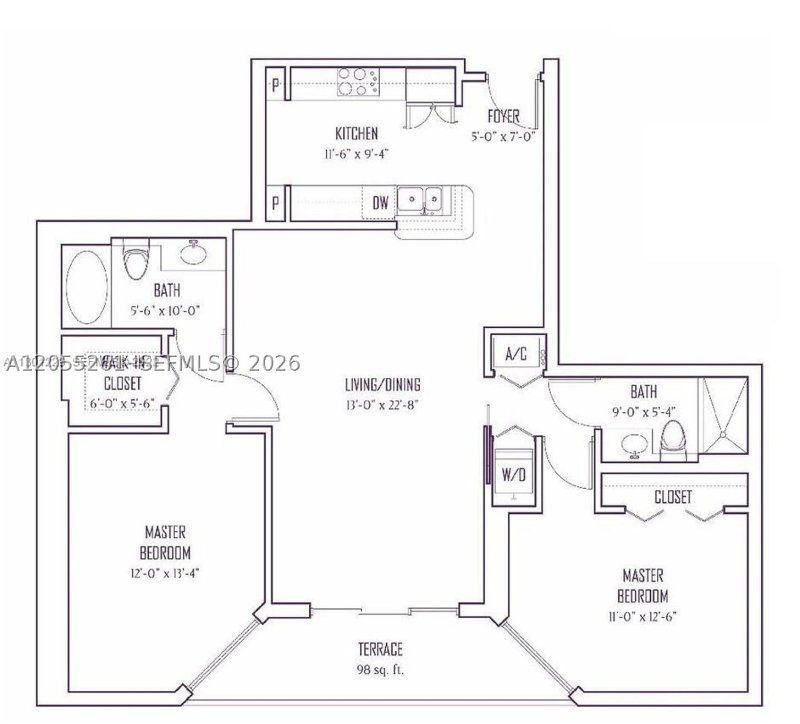 Aluguel de apartamento no One Miami East Tower 1719