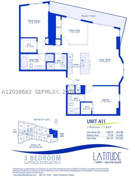 Apartment for rent at Latitude On The River 3311