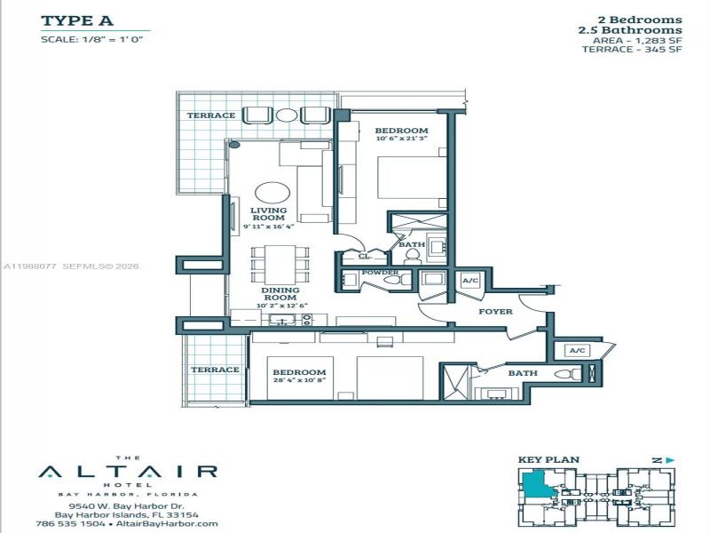 Comprar apartamento no The Altair Bay Harbor 301