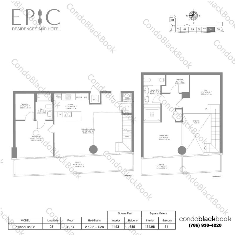 Apartment for rent at Epic Miami 1408