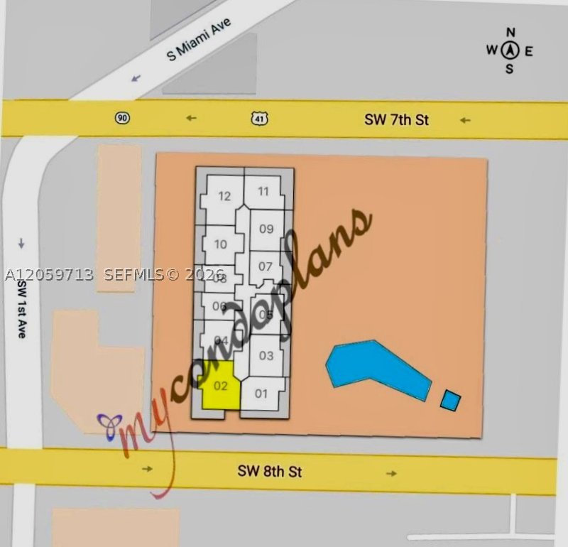 Aluguel de apartamento no Brickell City Centre Rise 2902