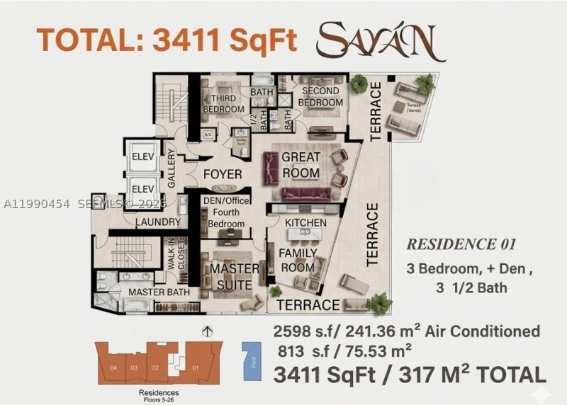 Alquiler de apartamento en Sayan XX01