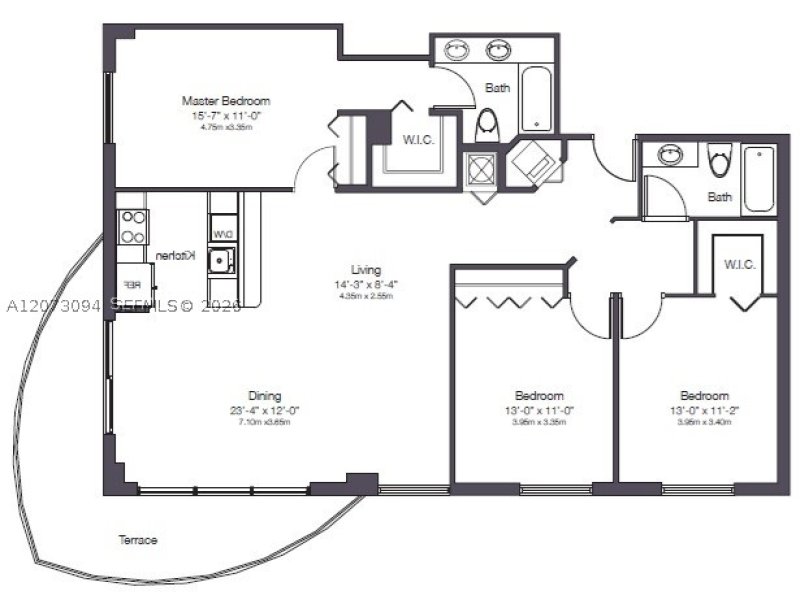 Comprar apartamento no 23 Biscayne Bay 1505