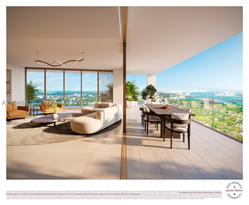 Condo for sale at Jean-Georges Miami Tropic Residences 3301