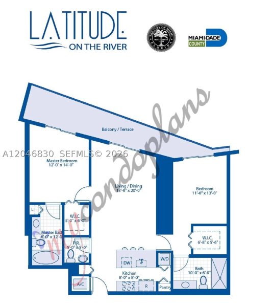 Apartment for rent at Latitude On The River 3709