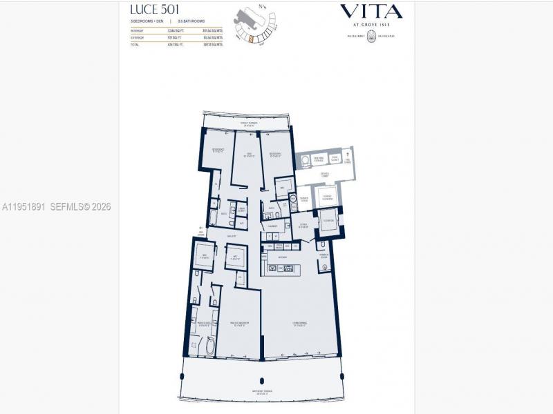 Condo for sale at Vita at Grove Isle L501