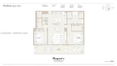 Comprar apartamento en Miami Design Residences Designed by Chipperfield 403