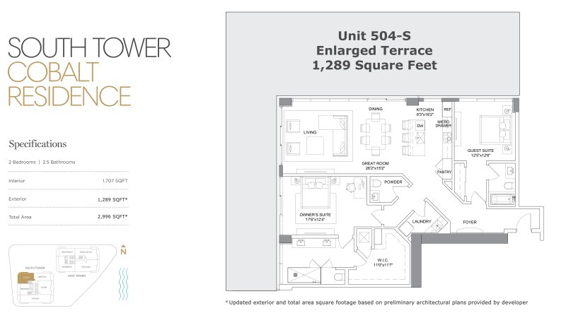 Condo for sale at Selene Oceanfront Residences 504-s