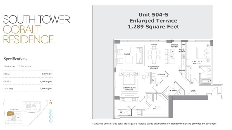 Condo for sale at Selene Oceanfront Residences 504-s