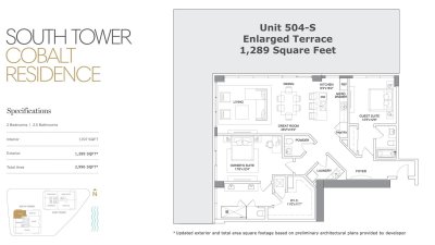 Comprar apartamento en Selene Oceanfront Residences 504-s