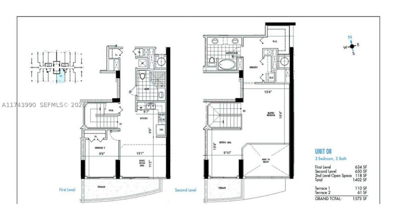Condo for sale at Brickell on the River South 808