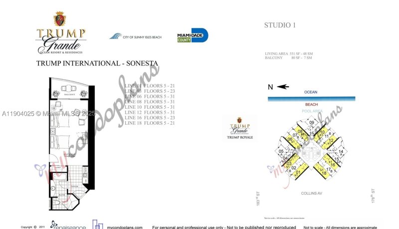 Condo for sale at Trump International Sonesta Beach Resort 1608
