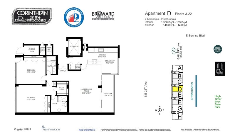Condo for sale at The Corinthian 21D