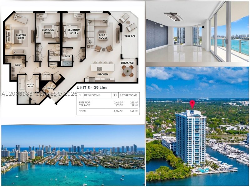 Marina Palms Yacht Club Apt #909
