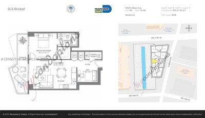 Comprar apartamento en Dua Miami - SLS Brickell Condo 1008