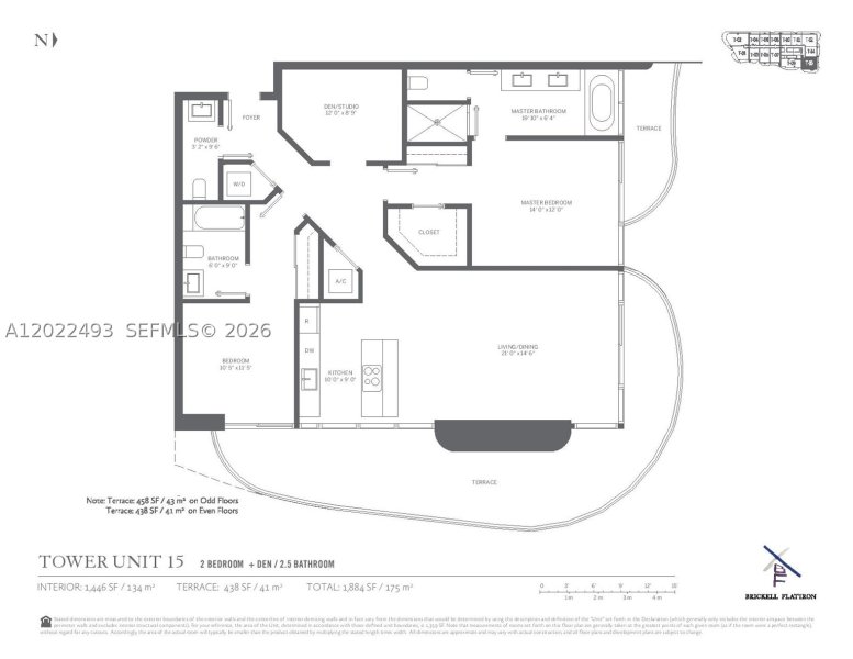 Alquiler de apartamento en Brickell Flatiron 2715