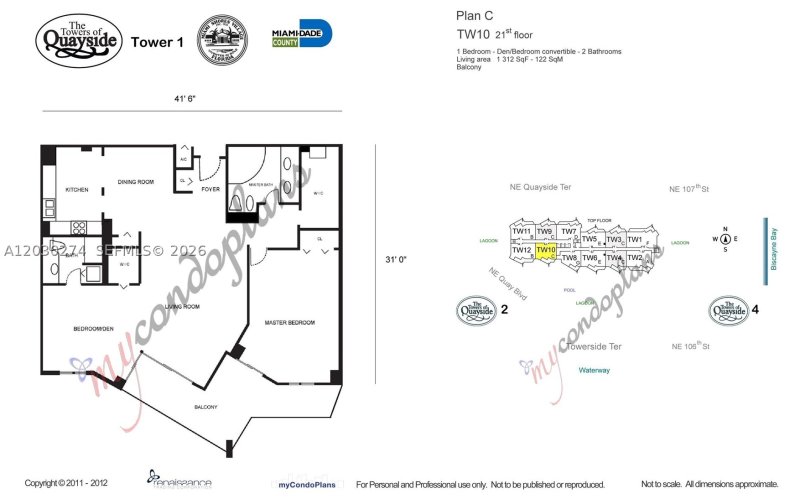 Comprar apartamento en Towers of Quayside 1 TS-10