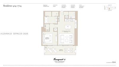 Comprar apartamento en Miami Design Residences Designed by Chipperfield 404