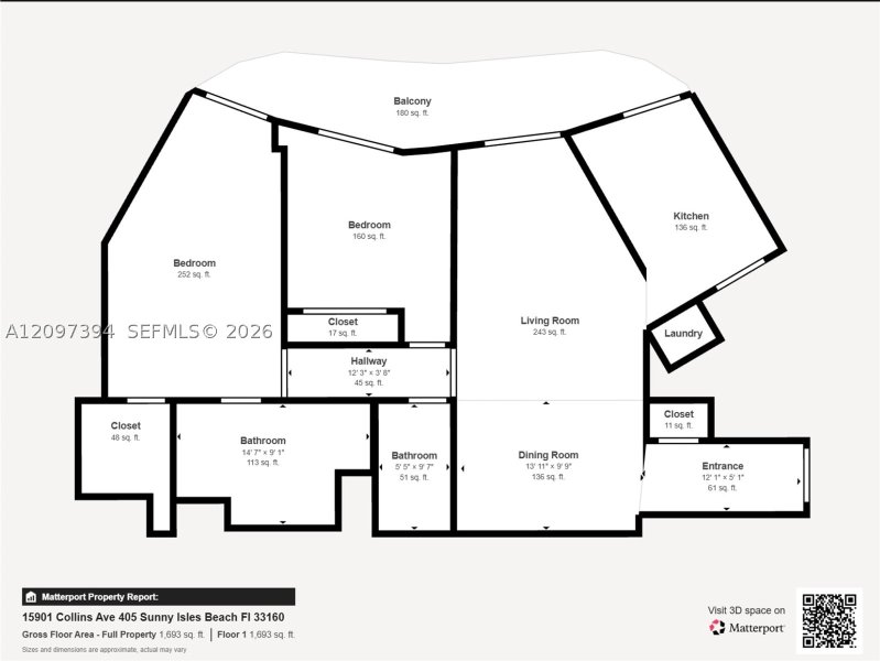 Condo for sale at Trump Tower Two 405