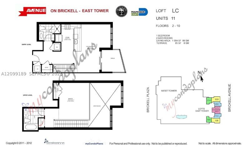 Alquiler de apartamento en Avenue on Brickell 1060 Tower 811