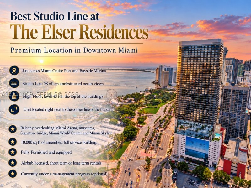 Comprar apartamento no The Elser Hotel and Residences 4308