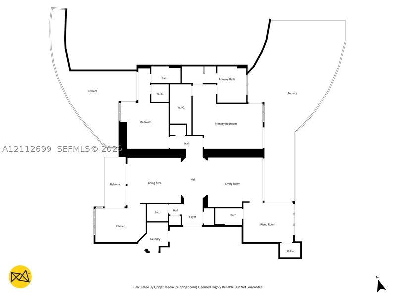 Condo for sale at Ocean Two 505