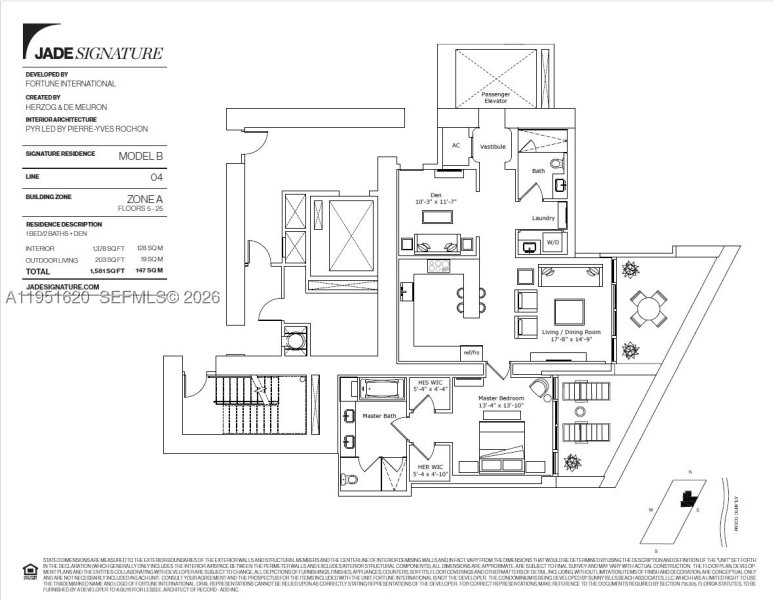Comprar apartamento en Jade Signature 1604
