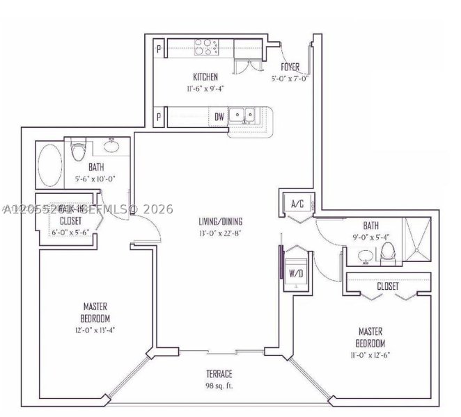 Apartment for rent at One Miami East Tower 1719