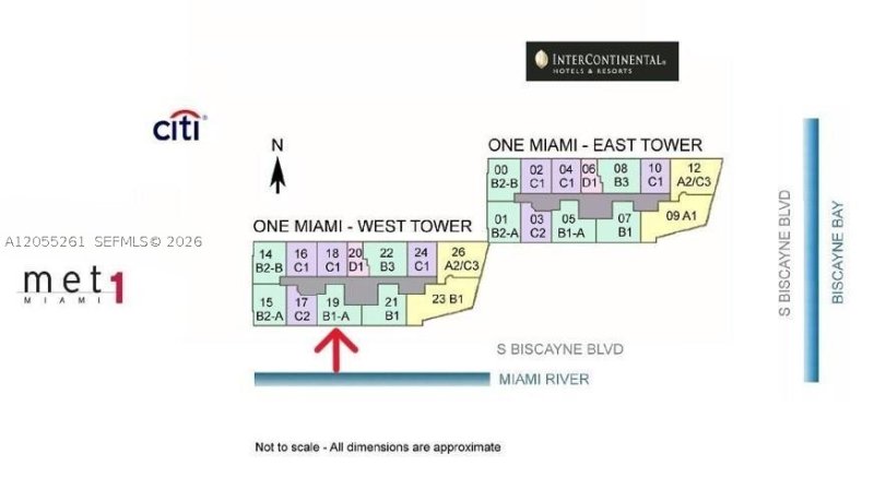 Apartment for rent at One Miami East Tower 1719