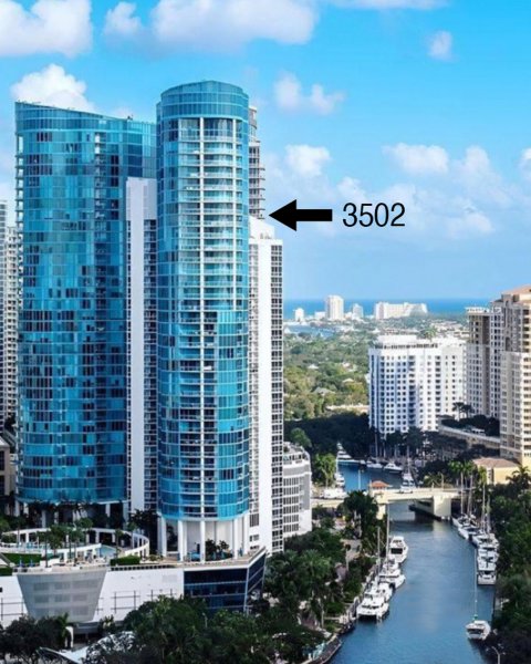 Condo for sale at Las Olas River House 3502