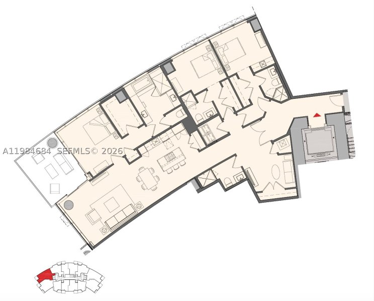 Condo for sale at Paramount Miami WorldCenter 3601