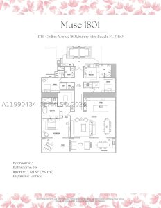 Comprar apartamento en Muse Sunny Isles Beach 1801