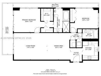 Aluguel de apartamento no Bentley Bay South 1604