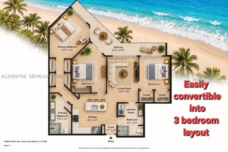 Comprar apartamento no Oceania 3 OS35C