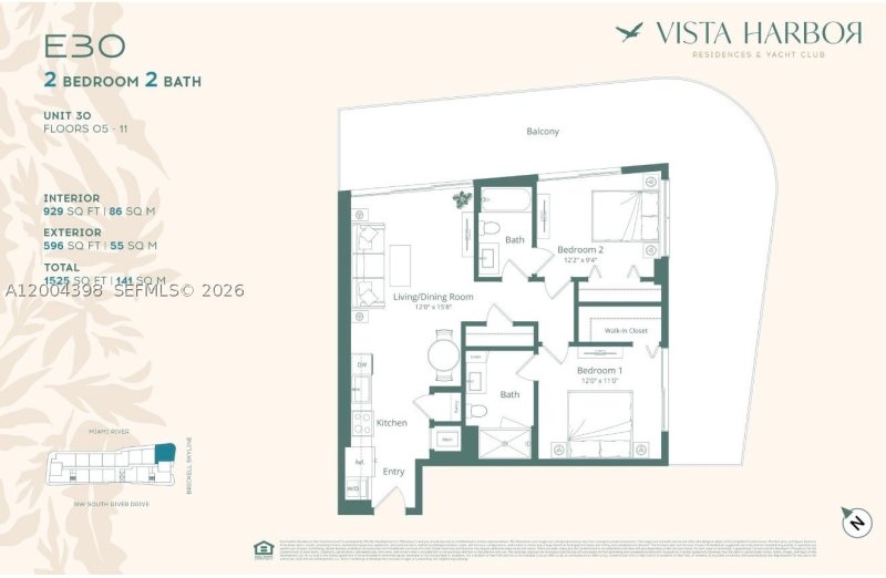 Condo for sale at Vista Harbor Residences & Yacht Club 630