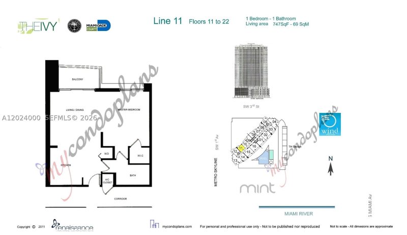 Condo for sale at The Ivy 1811