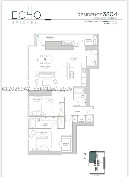 Comprar apartamento en Echo Brickell 3804