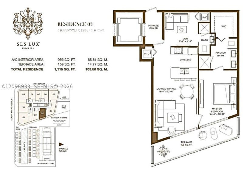 Condo for sale at SLS Lux Brickell 1203