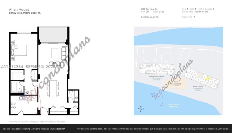 Apartment for rent at Arlen House 409