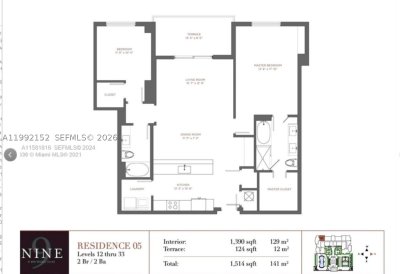 Alquiler de apartamento en Nine at Mary Brickell Village 2105