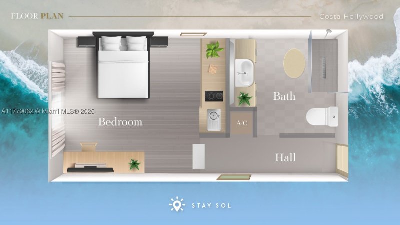 Condo for sale at Costa Hollywood S503