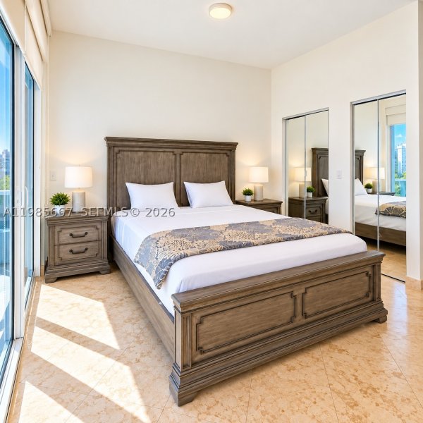Apartment for rent at Brickell on the River North 1110