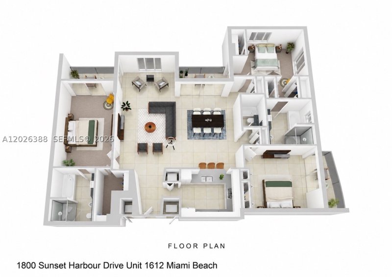 Condo for sale at Sunset Harbour South 1612