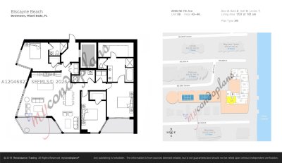 Aluguel de apartamento no Biscayne Beach 4308