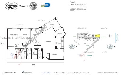 Comprar apartamento en Towers of Quayside 1 701