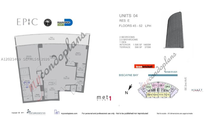 Comprar apartamento no Epic Miami 5004